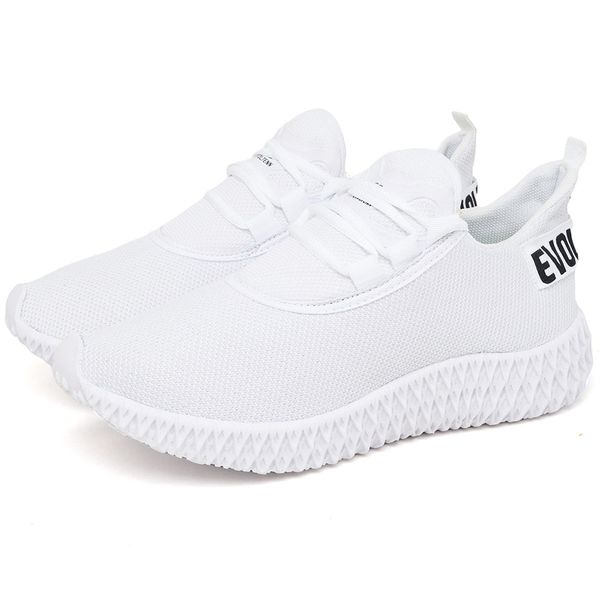 Tênis Boost Feminino Evoltenn Esporte Casual Colmeia Branco