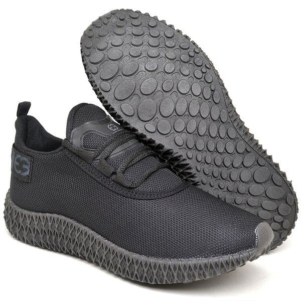 Tênis Boost Feminino Evoltenn Esporte Casual Colmeia Black