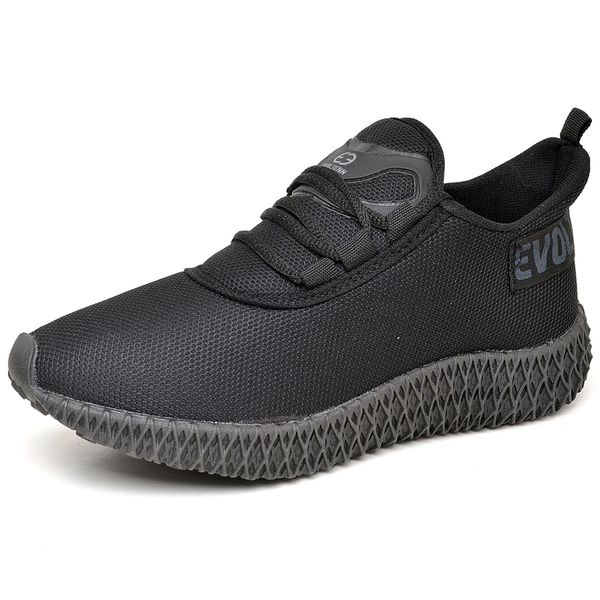 Tênis Boost Unissex Evoltenn Esporte Casual Colmeia Black