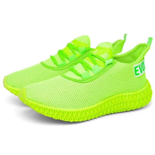 Tênis Boost Feminino Evoltenn Esporte Casual Colmeia Verde
