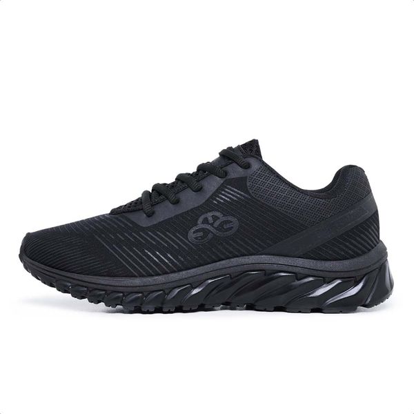 Tênis Masculino Esportivo Evoltenn Tube Runner Black