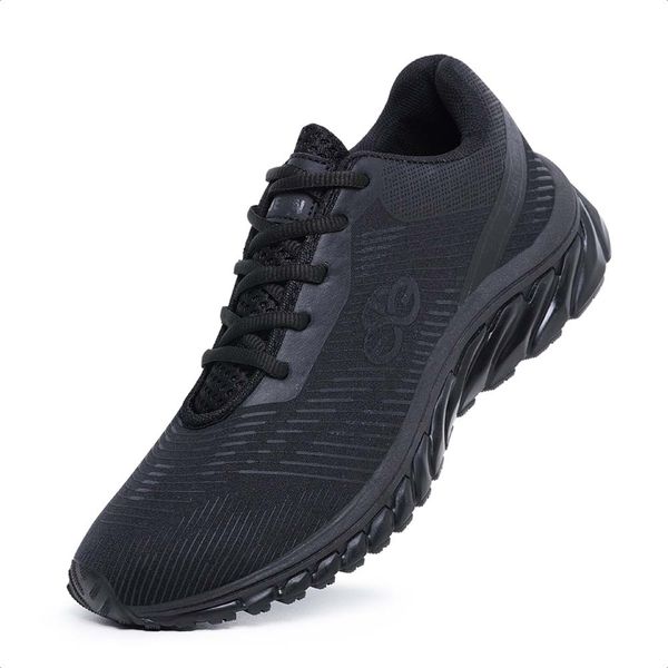 Tênis Masculino Esportivo Evoltenn Tube Runner Black