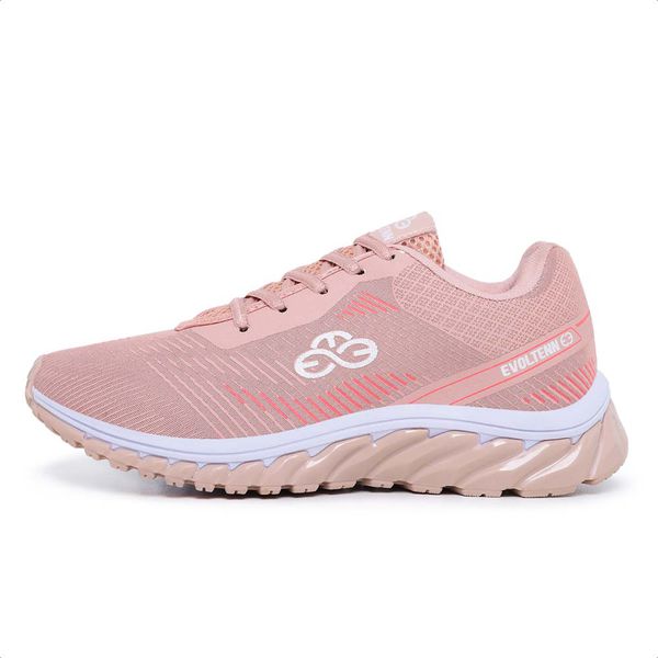 Tênis Feminino Esportivo Evoltenn Tube Runner Nude