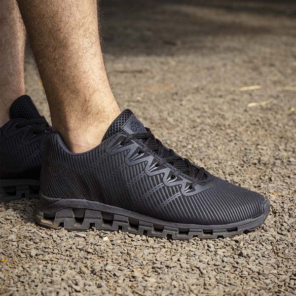 Tênis Masculino Esportivo Evoltenn Running Nuvem Black