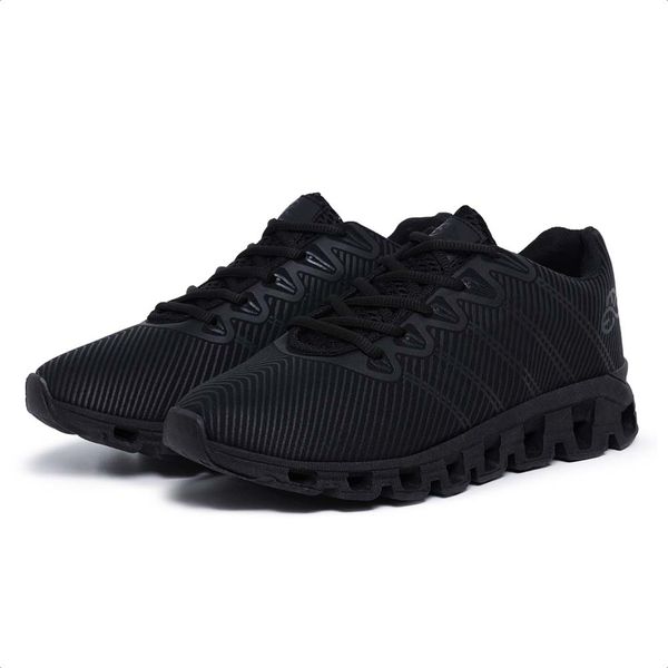 Tênis Masculino Esportivo Evoltenn Running Nuvem Black