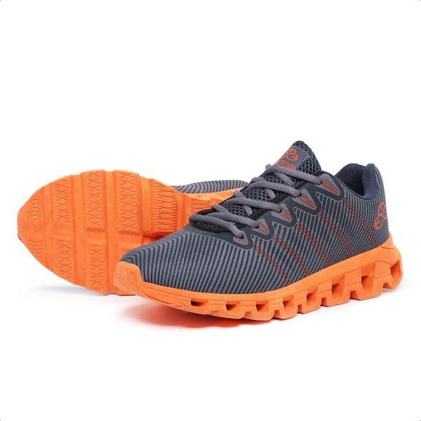 Tênis Masculino Esportivo Evoltenn Running Nuvem Cinza