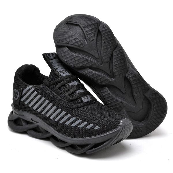 Tênis Infantil Evoltenn Sola Trança Black