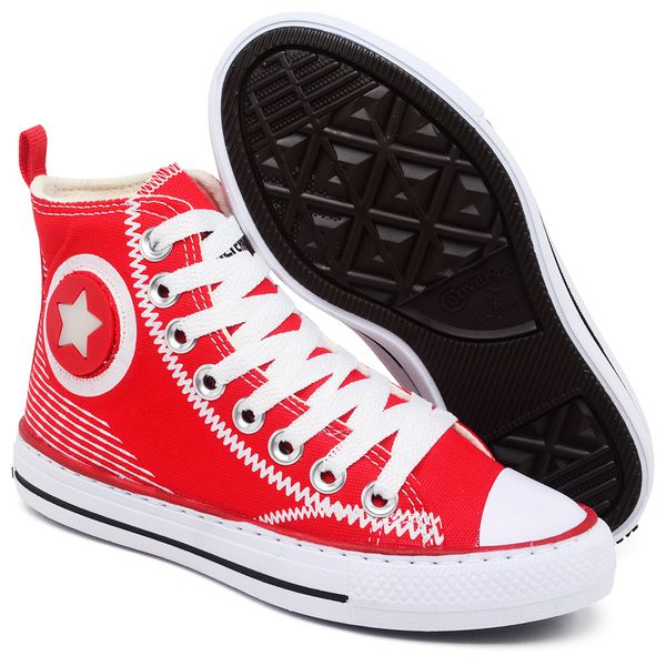 Hi Top Infantil Vermelho