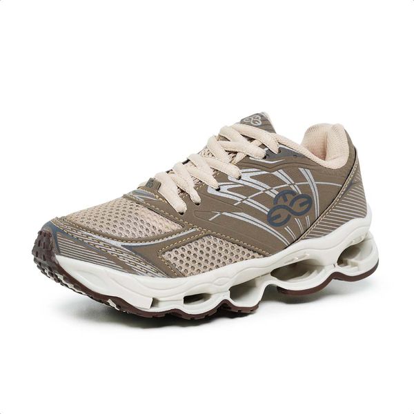 Tênis Infantil Masculino Evoltenn Turbo Kids Bege