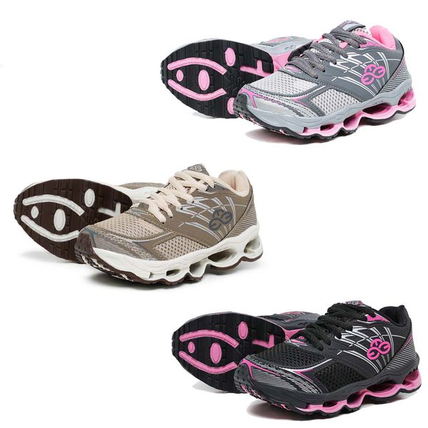 Kit 3 Tênis Infantil Feminino Evoltenn Turbo Kids Bege, Cinza e Pink