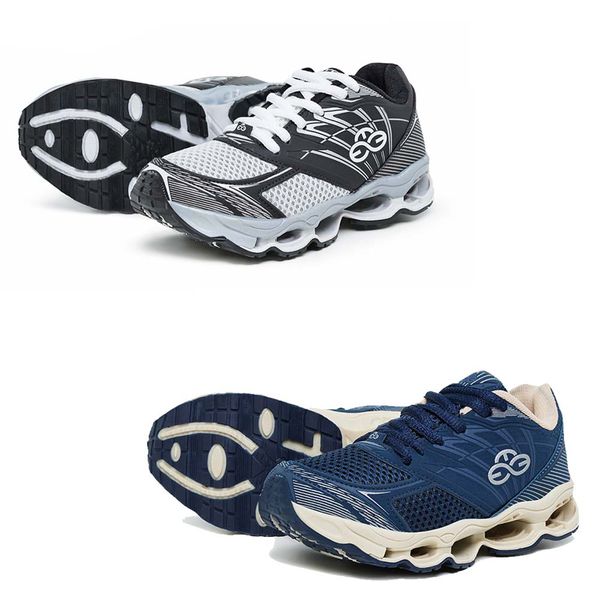 Kit 2 Tênis Infantil Masculino Evoltenn Turbo Kids Marinho e Preto