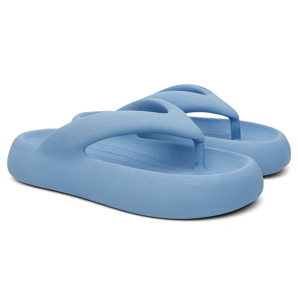 Chinelo Feminino Nuvem Sandália Dedo Verão Azul
