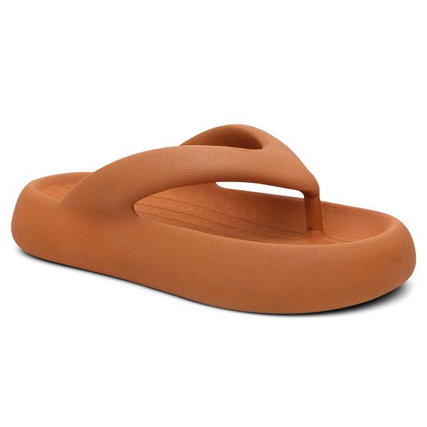 Chinelo Feminino Nuvem Sandália Dedo Verão Caramelo