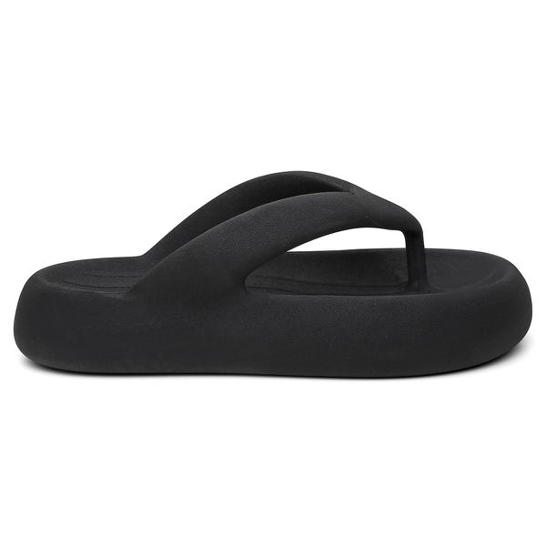 Chinelo Feminino Nuvem Sandália Dedo Verão Preto