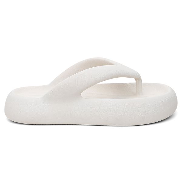Chinelo Feminino Nuvem Sandália Dedo Verão Branco