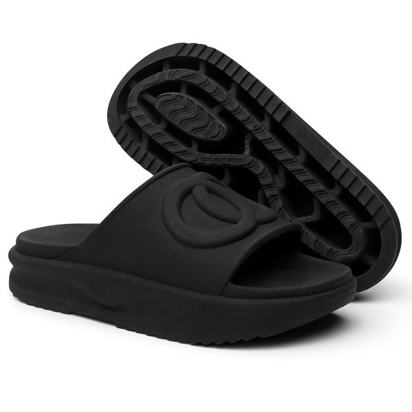 Chinelo Feminino Nuvem Ultra Leve Confortavel Tendencia Preto