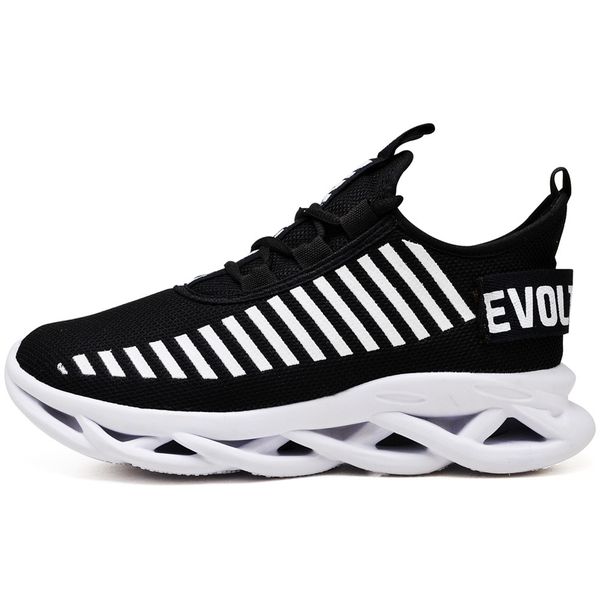 Tênis Easy Style Unissex Evoltenn Solado Trançado Preto Branco