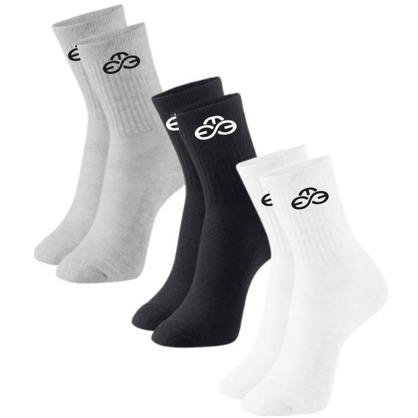 Kit 3 Pares de Meias Evoltenn Algodão Cores Aleatórias