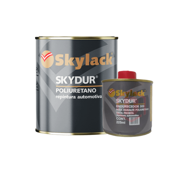 kit Tinta Automotiva Pu Preto Cadillac + Catalisador Skylack