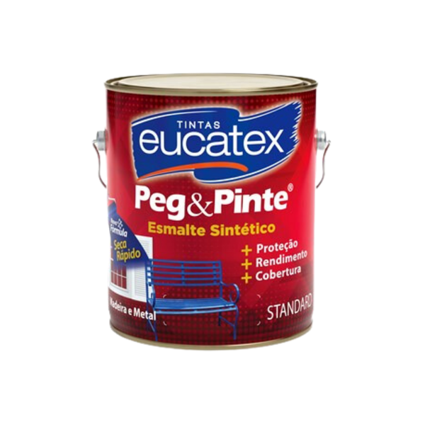 Tinta Esmalte Sintético Peg e Pinte Eucatex 3,6l - Azul Mar Brilhante