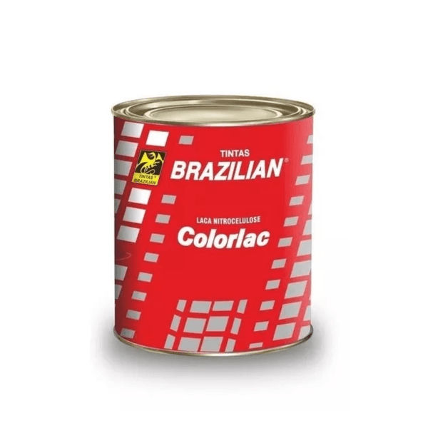 Tinta Brazilian Laca Nitrocelulose Branco Acetinado 900 ml