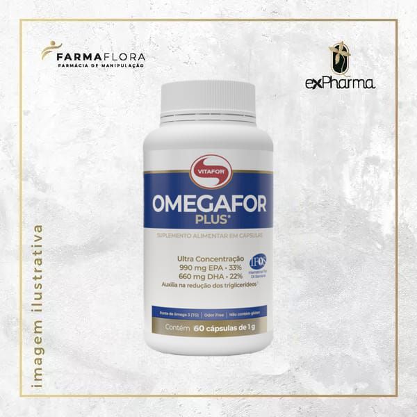 Vitafor Omegafor Plus 60 capsulas