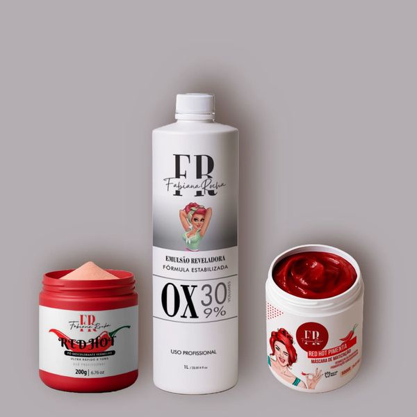 Kit Descoloração - Crie O Seu Vermelho Perfeito - By Fabiana Rocha