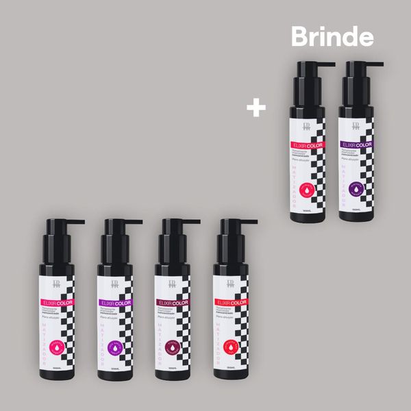 Promoção compre 4 Elixir 100ML + e ganhe de brinde 2 Elixir 