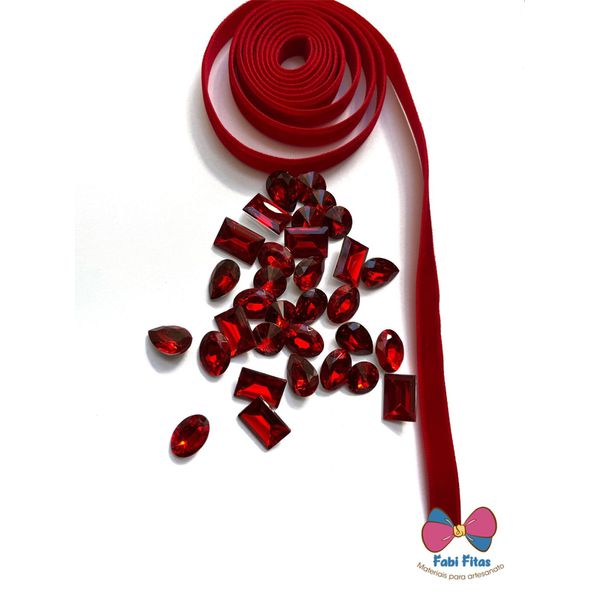 Kit Hair Clip Vermelho 