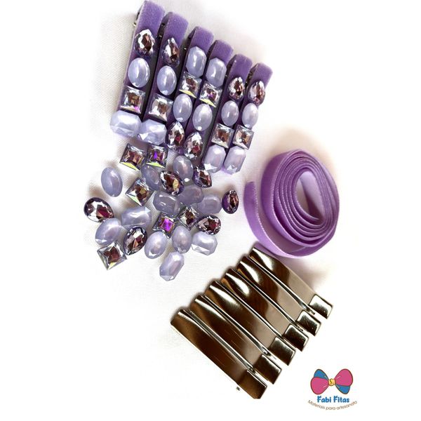 kit Hair Clip Lavanda