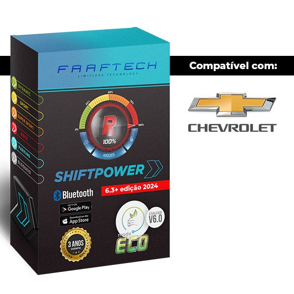 Pedal Shift Power Ft-Sp23+ Modulo Acelerador Chip Plug E Play Bluetooth App