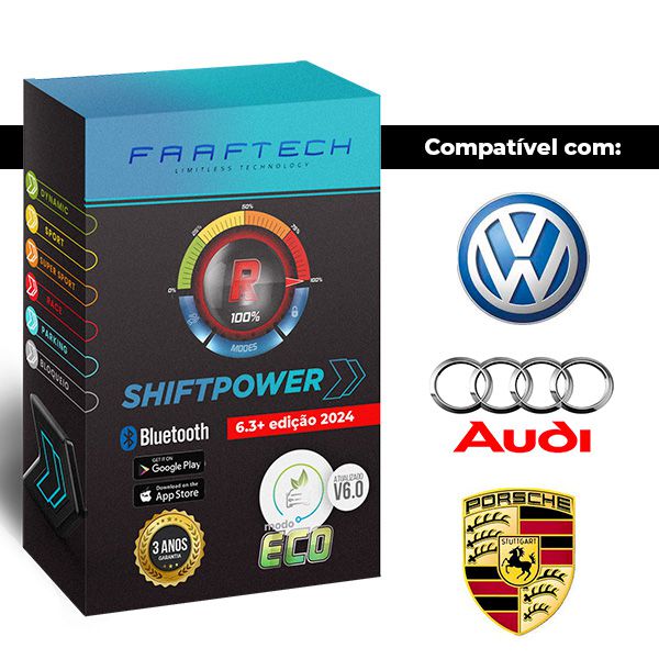 Pedal Shift Power Ft-Sp18+ Modulo Acelerador Chip Plug E Play Bluetooth App