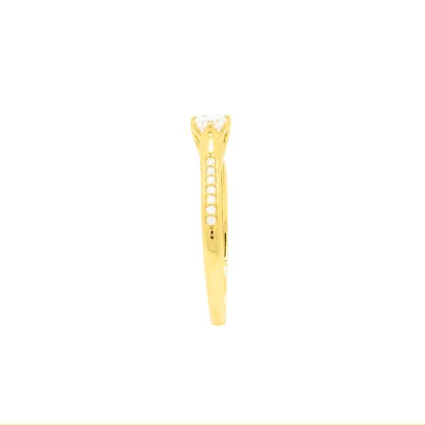 Anel De Ouro 18k Solitário Lumina