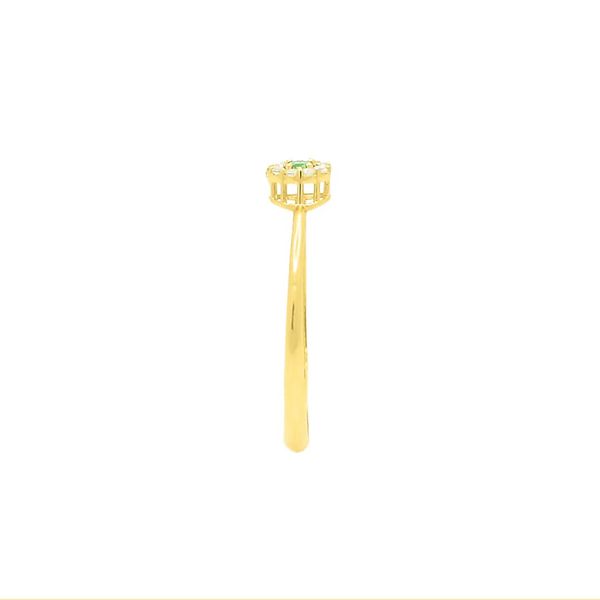 Anel De Ouro 18k Classic Zircônias