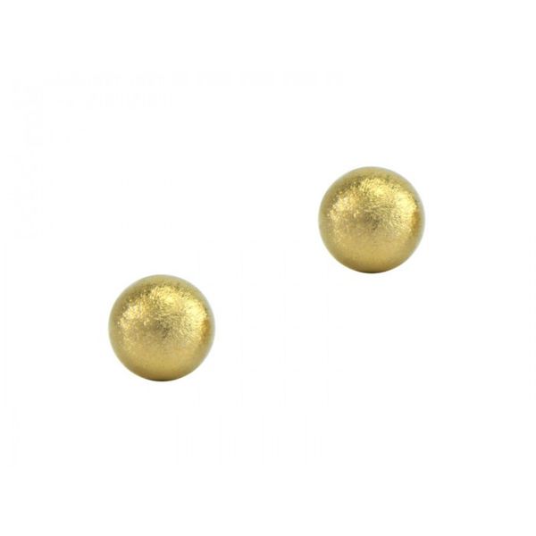 Brinco De Ouro 18k Bolinha 3mm - Fosca