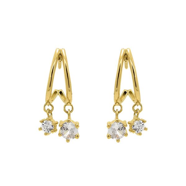 Brinco De Ouro 18k Pop
