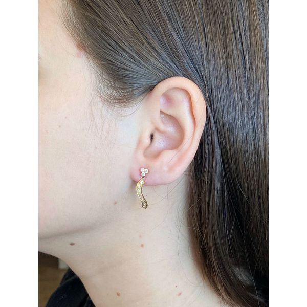 Brinco De Ouro 18k Angel