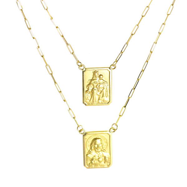 Escapulário De Ouro 18k Cartie Com 70cm
