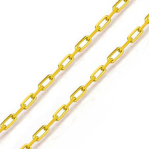 Corrente De Ouro 18k Cartie De 1,1mm Com 50cm