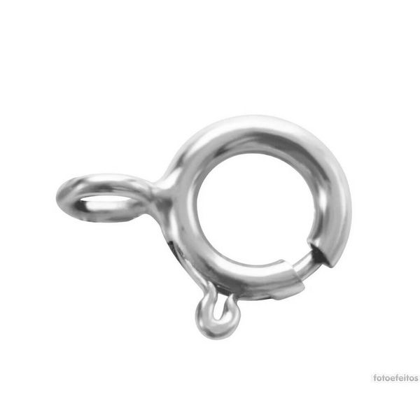 Fecho de Ouro Branco 18K Boia de 6,2 milímetros