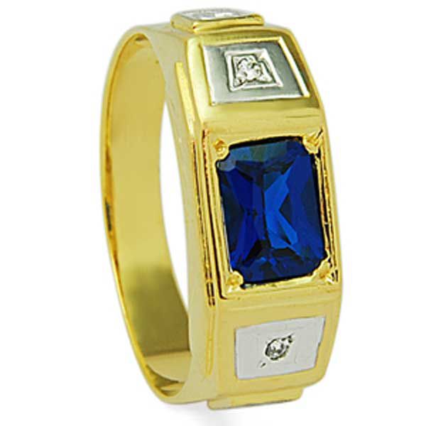 Anel De Formatura De Ouro 18k Sudão - Masculino