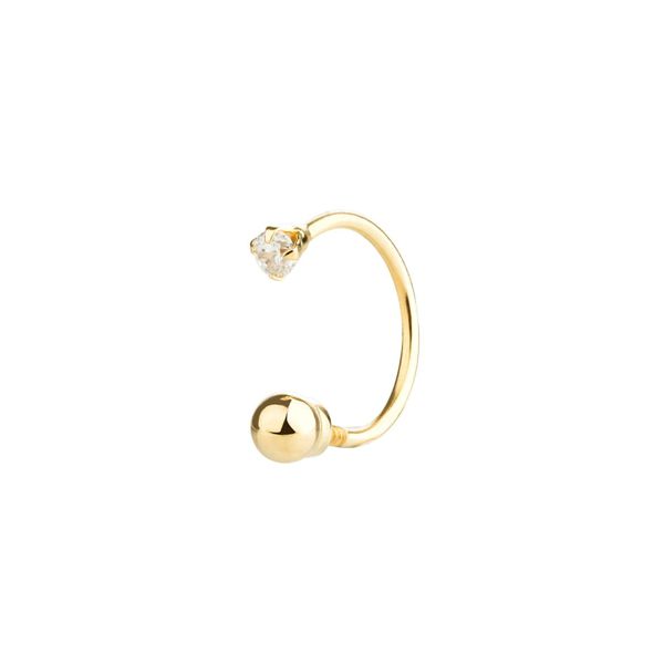 Piercing Nariz Bolinha Ouro 18k - Amarelo