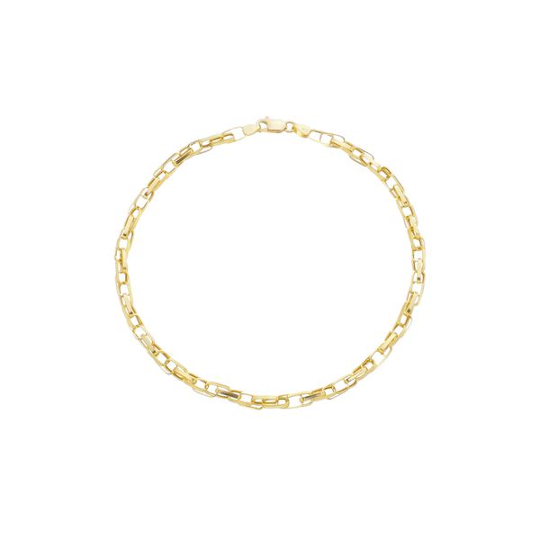 Pulseira De Ouro 18k Cartie Entrelaçada De 2mm Com 21cm