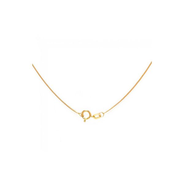 Corrente De Ouro 18k Rabo De Rato De 1,0mm Com 40cm