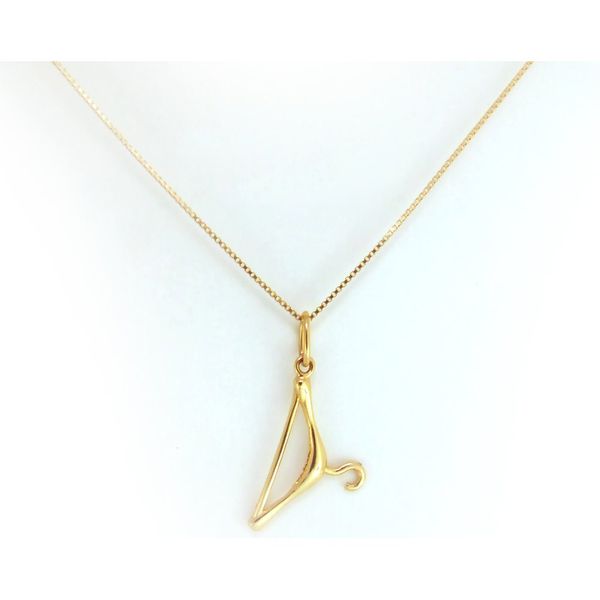 Pingente De Ouro 18k Cabide