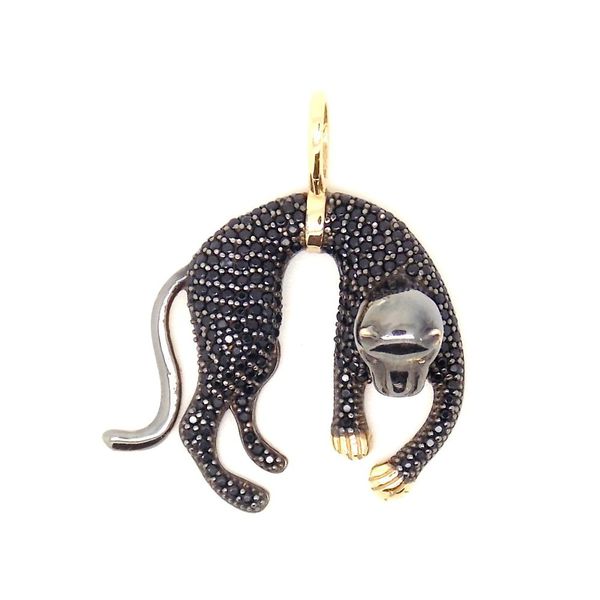 Pingente De Ouro 18k Pantera Negra