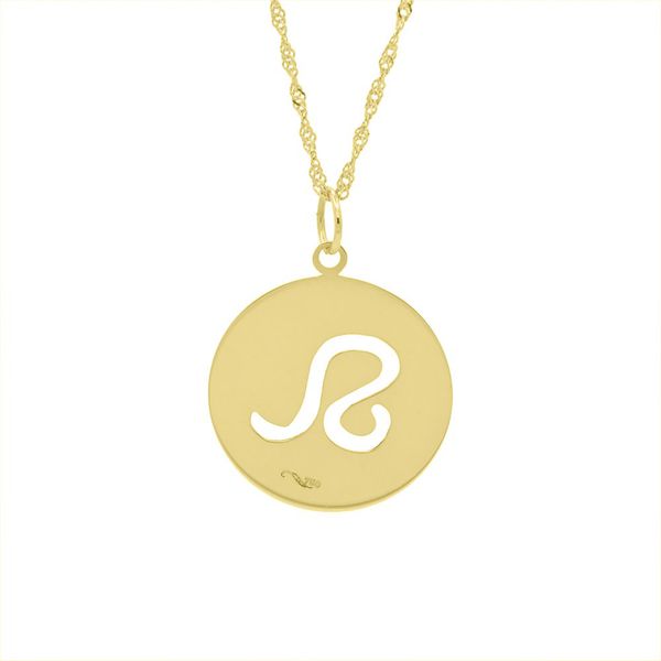 Pingente De Ouro 18k Signo Leão