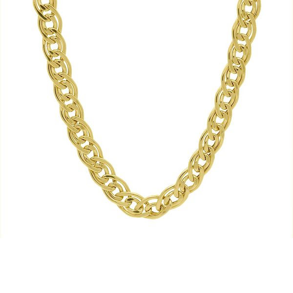 Corrente De Ouro 18k Romana De 5,0mm Com 40cm