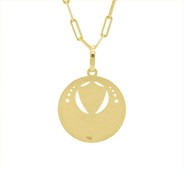 Pingente De Ouro 18k Time Palmeiras M