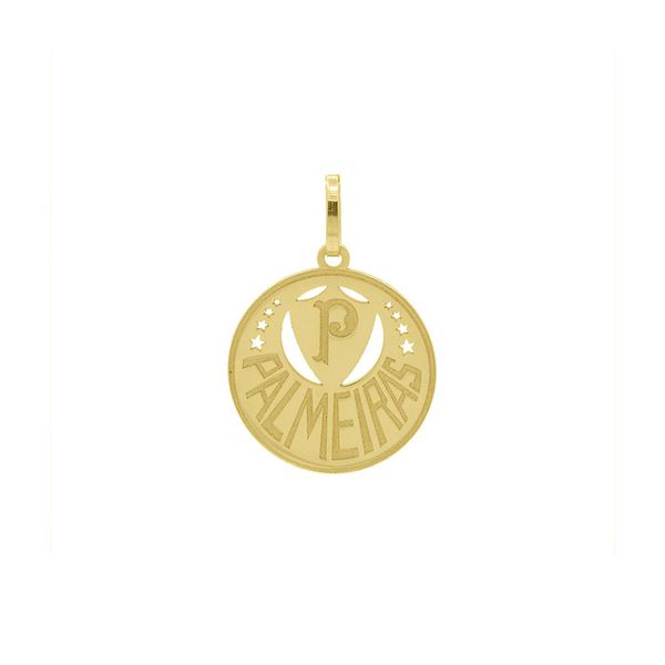Pingente De Ouro 18k Time Palmeiras P